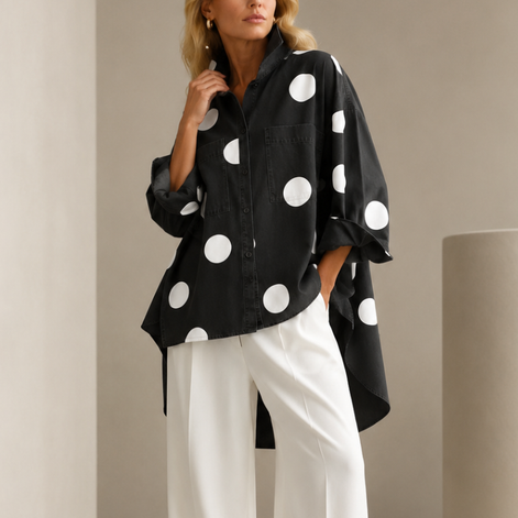 Muriel Polka Dot Shirt