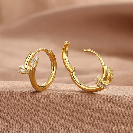 Circle Hoop Earrings