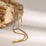 Dual Tone Chain Bracelet