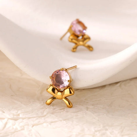 Bowknot Stud Earrings