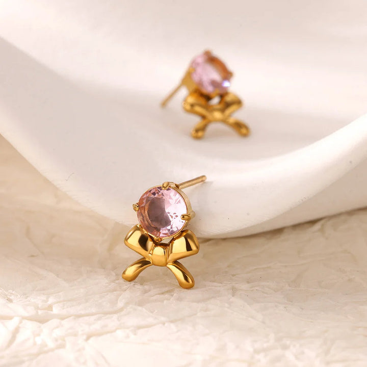 Bowknot Stud Earrings