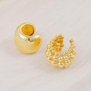 2 PCS Vintage Punk Chunky Earring Set