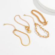 Cuban Link Coin Pendant Bracelet