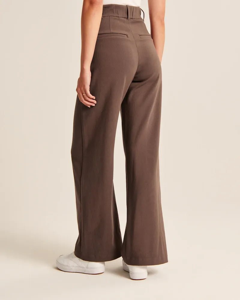 Effortless Tailored Wide-Leg Pants