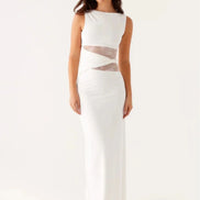 Leni Sculpted Lace Dress