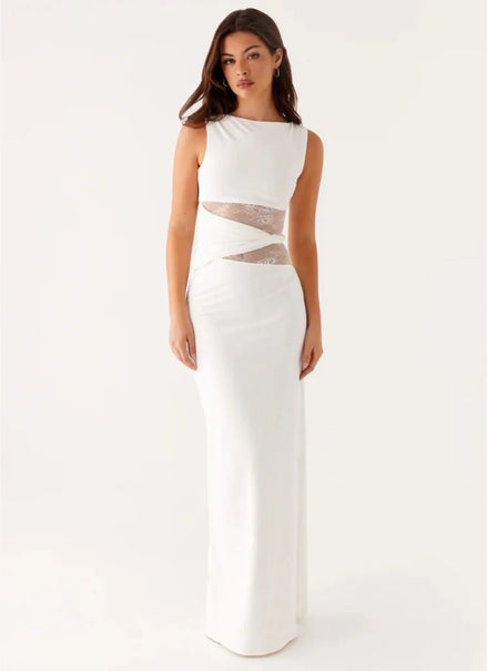 Leni Sculpted Lace Dress