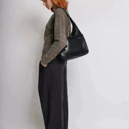 Everyday BB Bag – Leather Bucket Bag with Laptop Fit
