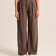 Effortless Tailored Wide-Leg Pants