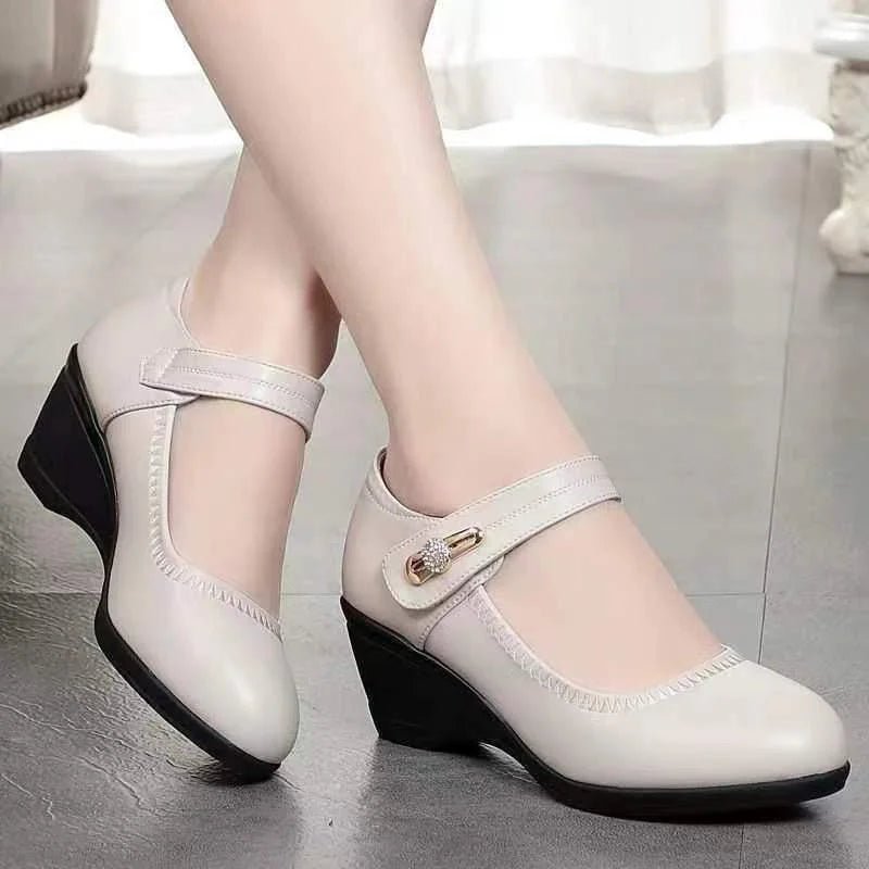 Lydia Elegant Mid-Heel Comfort Shoes