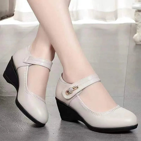 Lydia Elegant Mid-Heel Comfort Shoes
