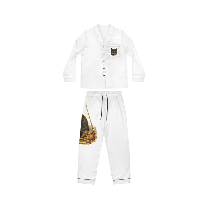 The Angler Cat — Women's Satin Pajama Set