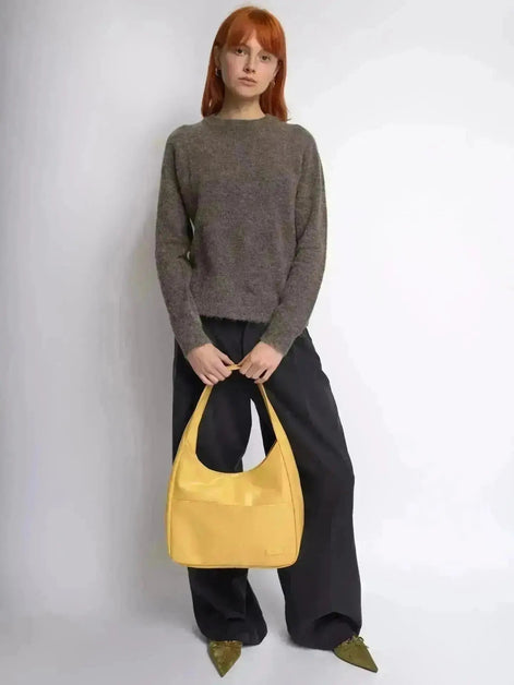 Everyday BB Bag – Leather Bucket Bag with Laptop Fit