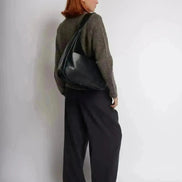 Everyday BB Bag – Leather Bucket Bag with Laptop Fit