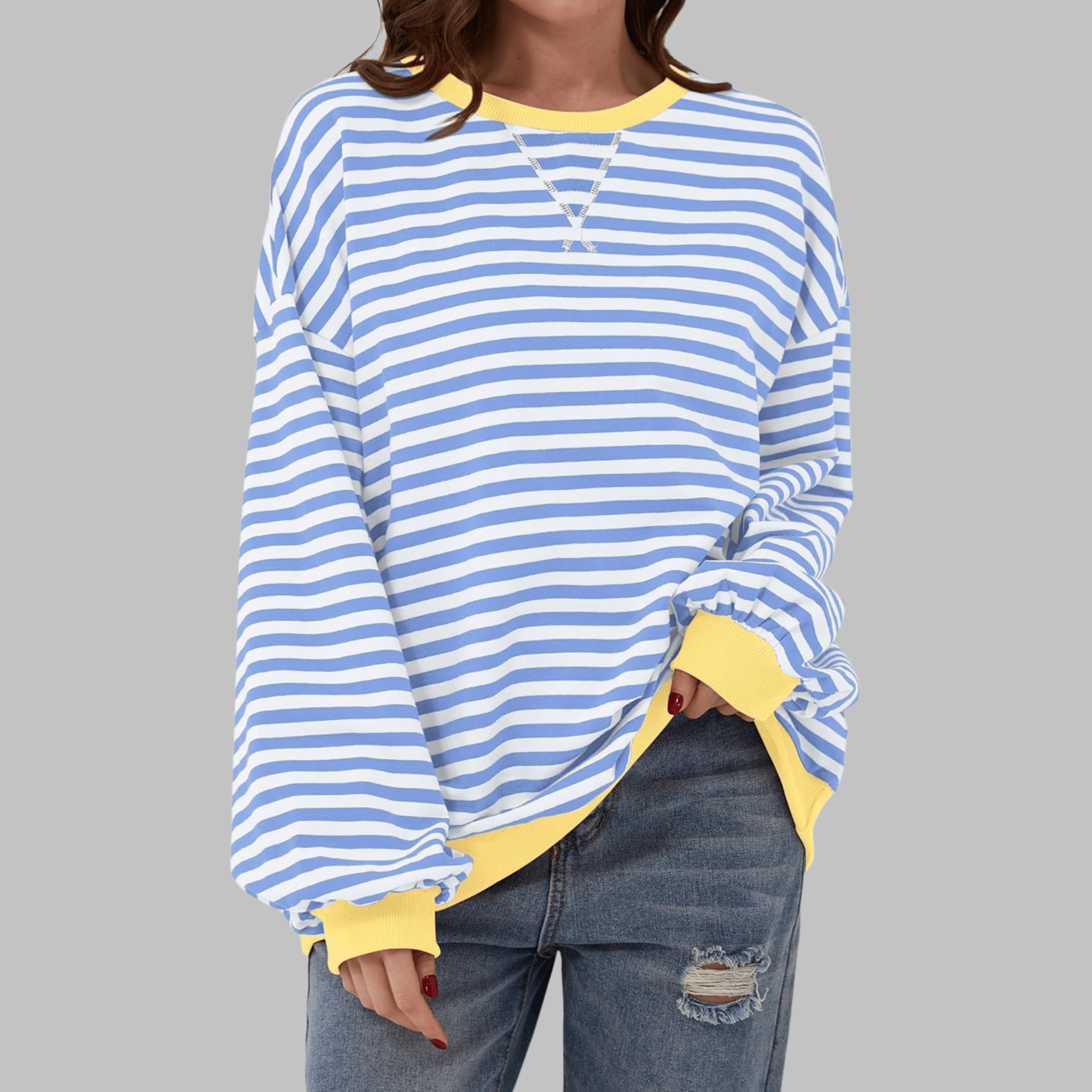 Luka Casual Striped Long Sleeve Shirt