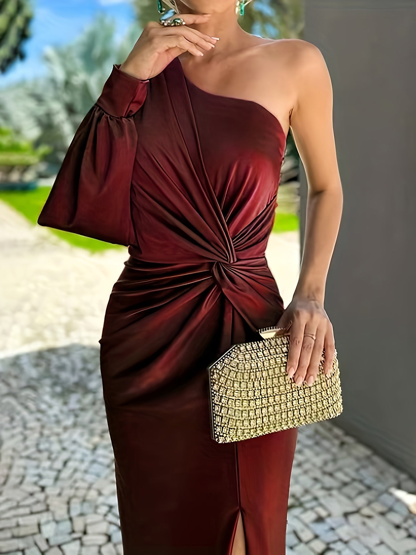Melissa Elegant Evening Maxi Dress