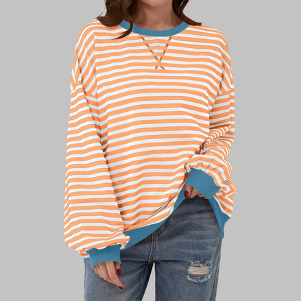 Luka Casual Striped Long Sleeve Shirt