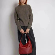 Everyday BB Bag – Leather Bucket Bag with Laptop Fit