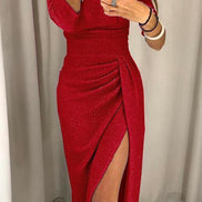 Merian Asymmetric Gala Dress