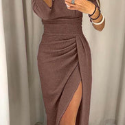 Merian Asymmetric Gala Dress