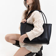 Blair Tote Bag – Structured Vegan Leather Tote