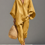 Relaxed Linen Lounge Set