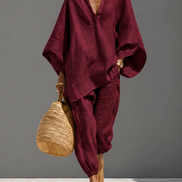 Relaxed Linen Lounge Set