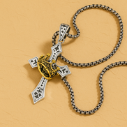 Crown Cross Necklace
