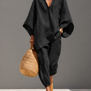 Relaxed Linen Lounge Set
