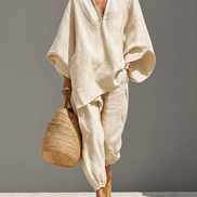 Relaxed Linen Lounge Set