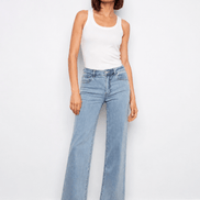 Chloe Wide Leg Jeans - Light Blue