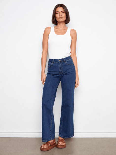 Chloe Wide Leg Jeans - Indigo