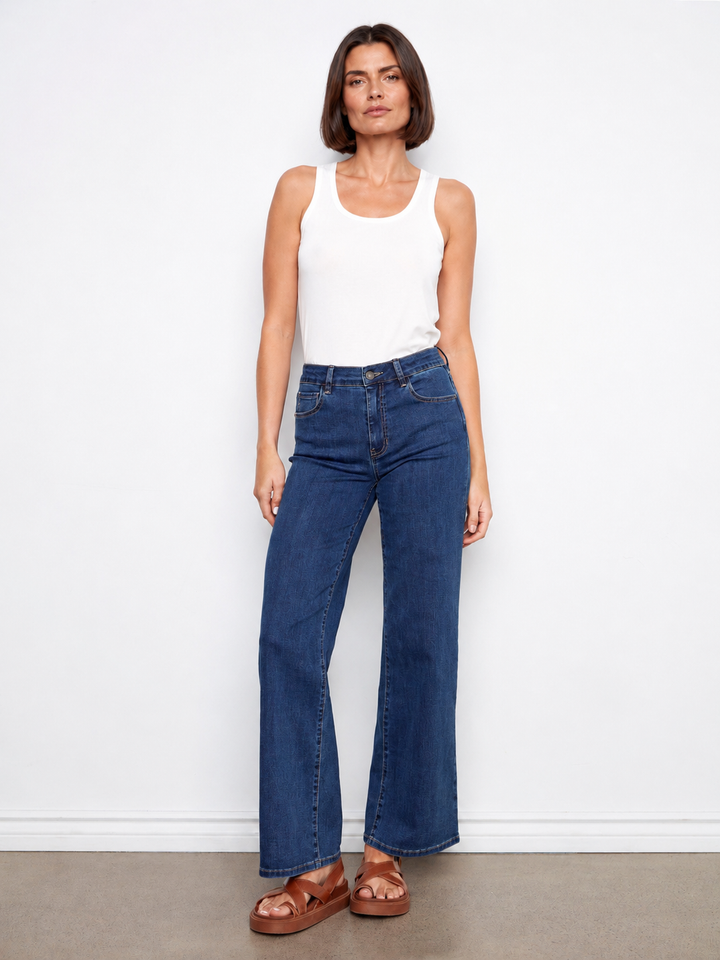 Chloe Wide Leg Jeans - Indigo