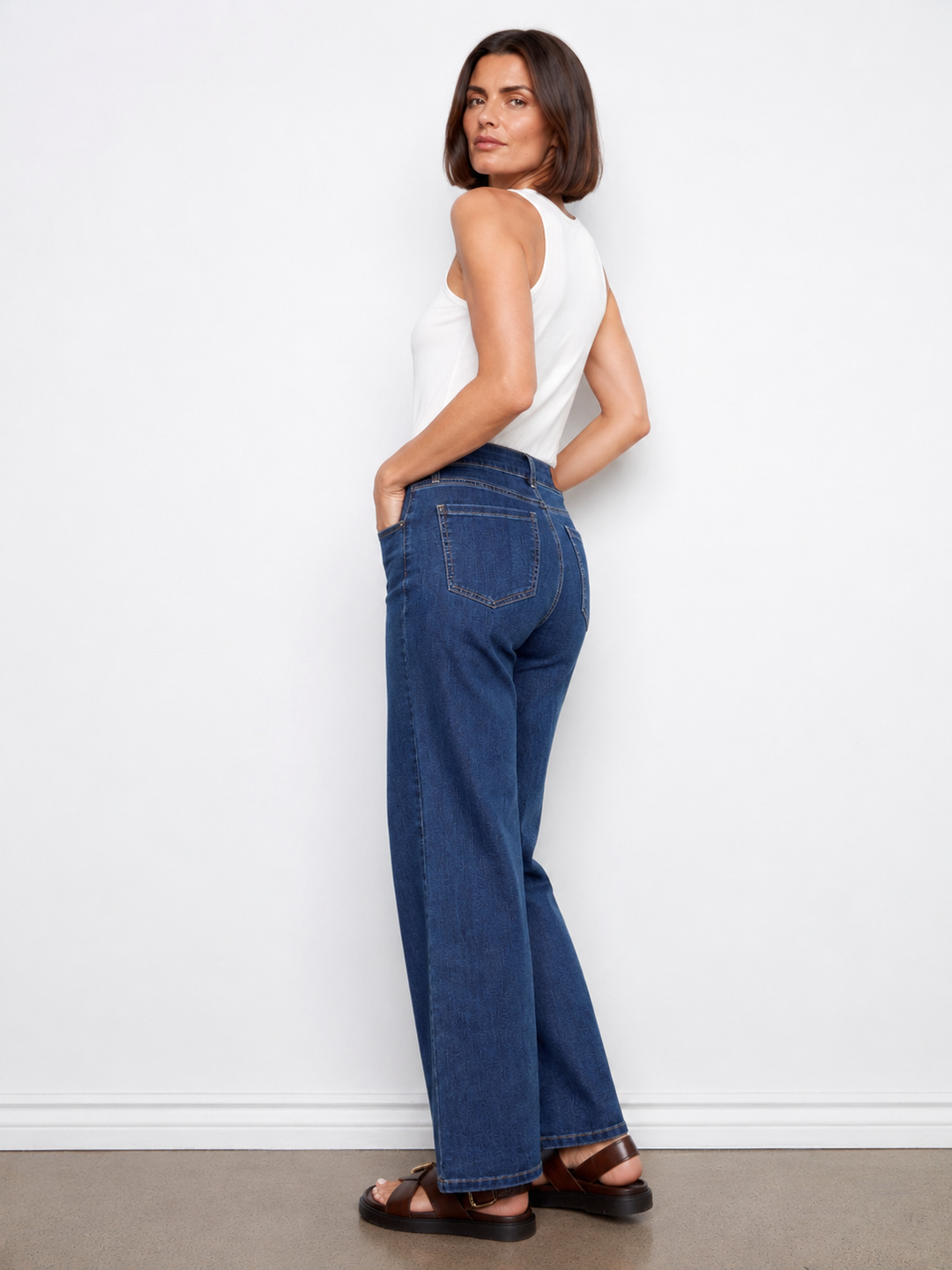 Chloe Wide Leg Jeans - Indigo