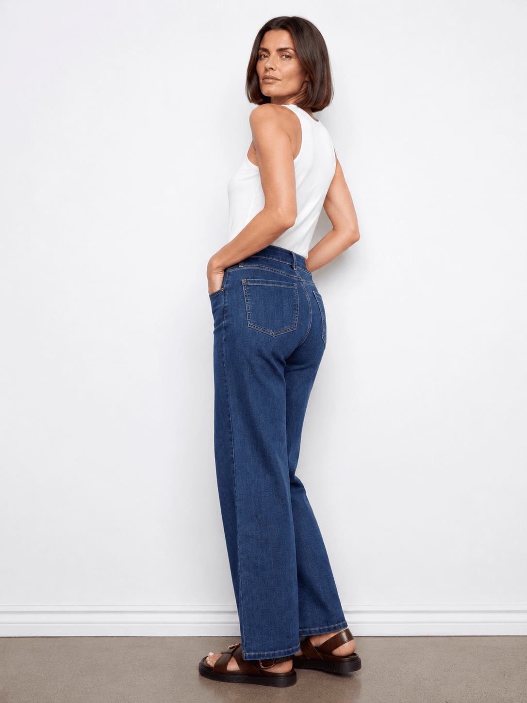 Chloe Wide Leg Jeans - Indigo