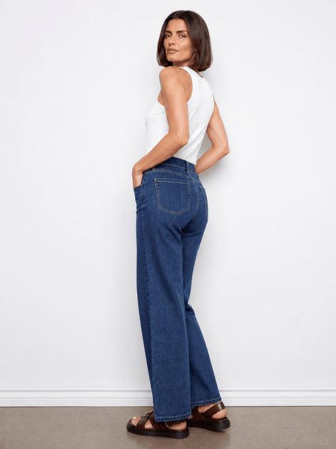 Chloe Wide Leg Jeans - Indigo
