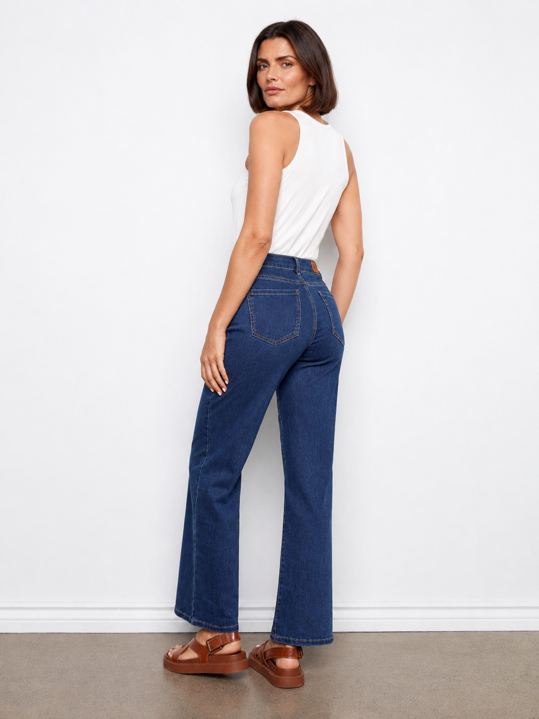 Chloe Wide Leg Jeans - Indigo