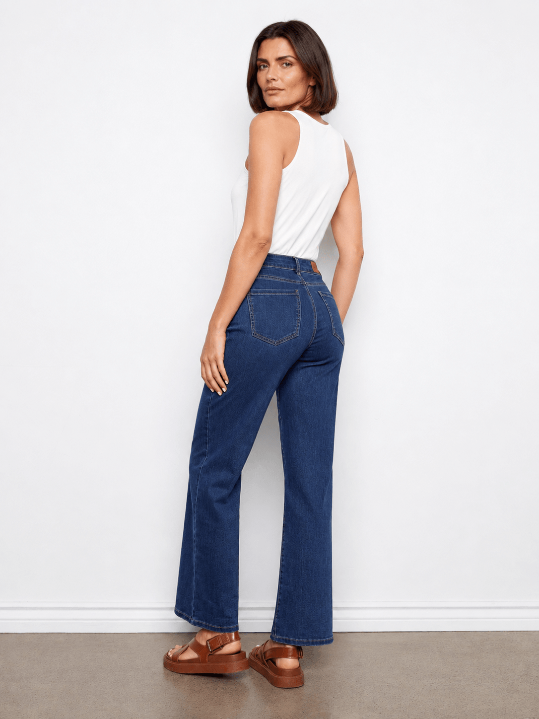 Chloe Wide Leg Jeans - Indigo
