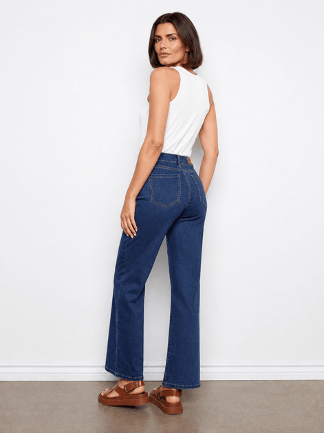 Chloe Wide Leg Jeans - Indigo