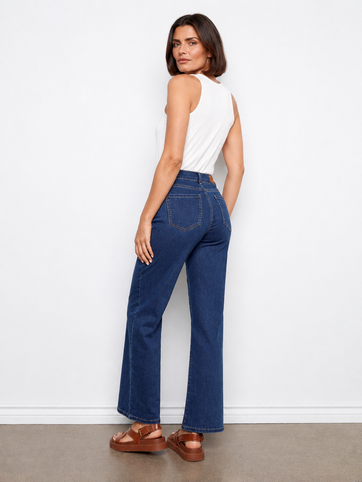 Chloe Wide Leg Jeans - Indigo
