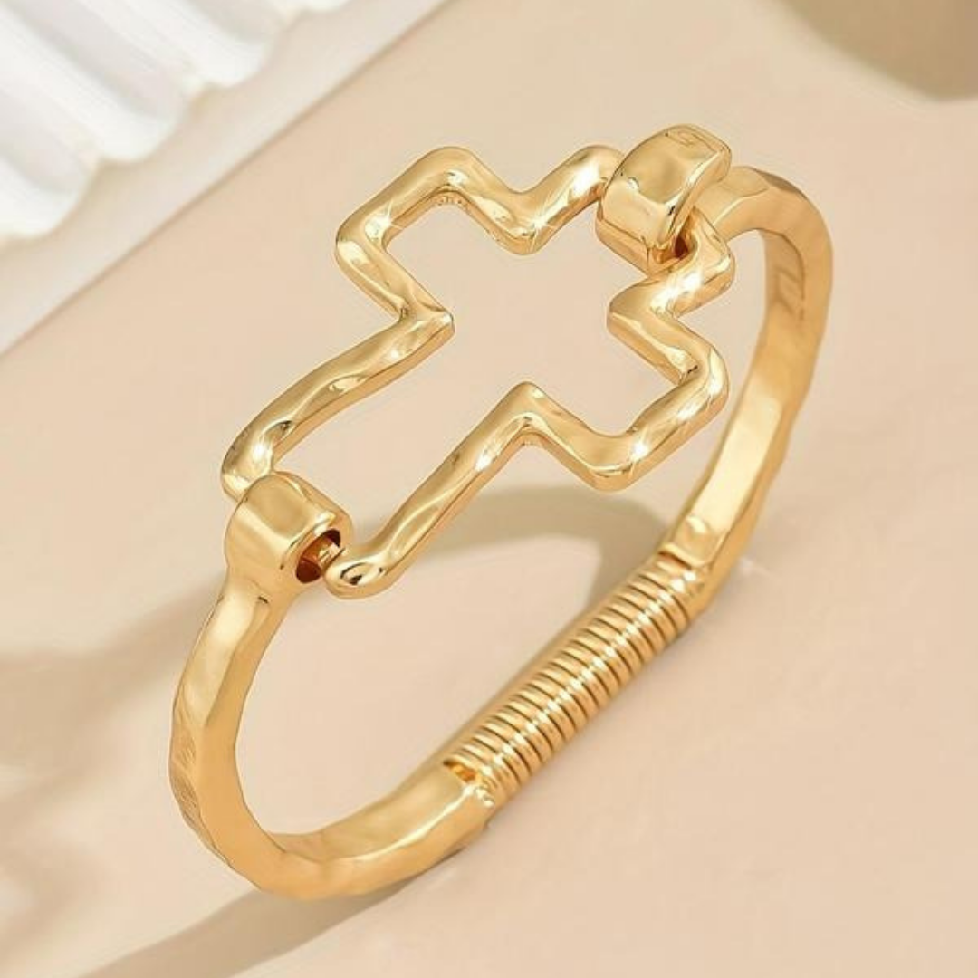 Chunky Cross Bracelet