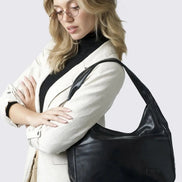 Everyday BB Bag – Leather Bucket Bag with Laptop Fit