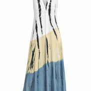 Abstract Flow Printed Maxi Dress