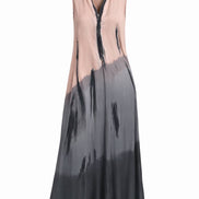 Abstract Flow Printed Maxi Dress