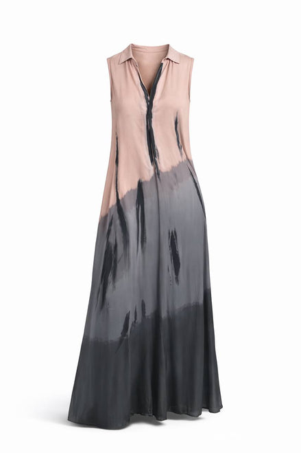 Abstract Flow Printed Maxi Dress
