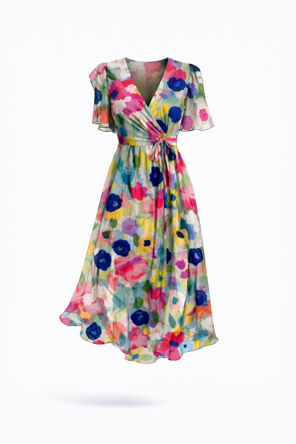 Color Bloom Dress