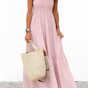 Plaid Maxi Dress