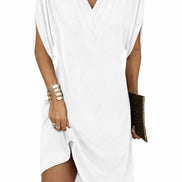 Flowy V-Neck Mini Dress