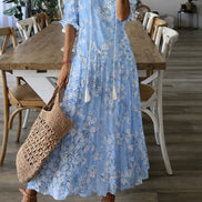 Romantic Boho Floral Dress