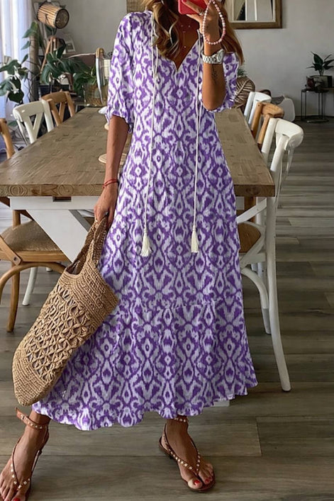 Romantic Boho Floral Dress