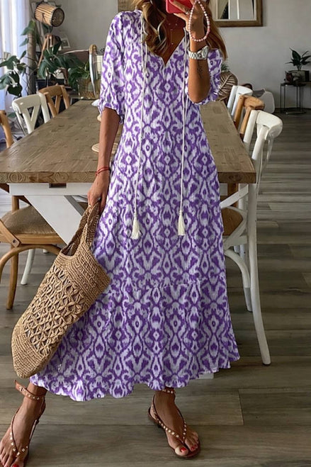 Romantic Boho Floral Dress